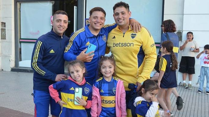 Hinchas de Boca festejaron en la ciudad
