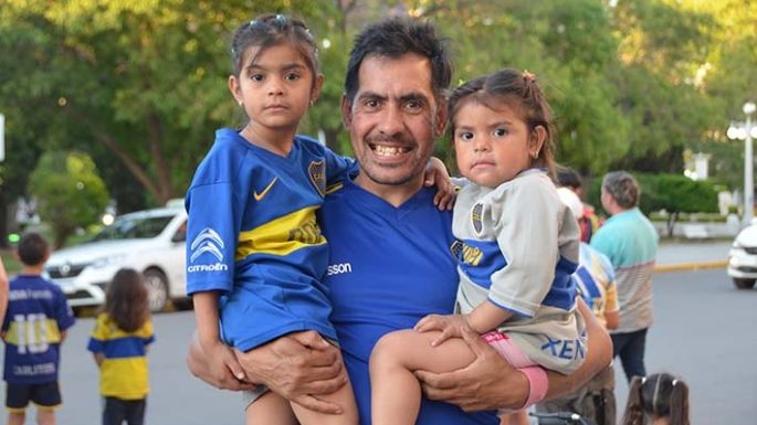 Hinchas de Boca festejaron en la ciudad