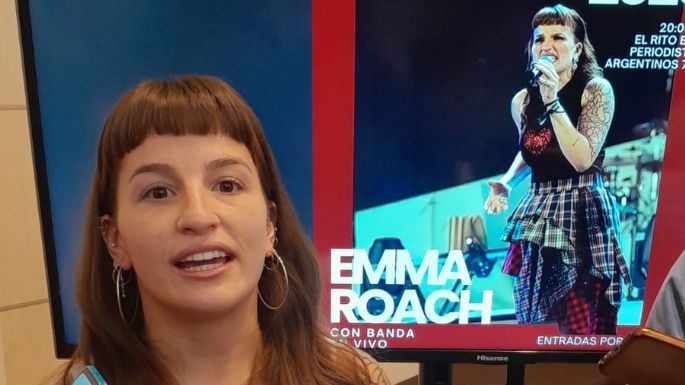 Luego de La Voz, Emma Roach se presenta en Villa María