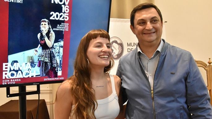 Emma Roach actuará por primera vez en la ciudad