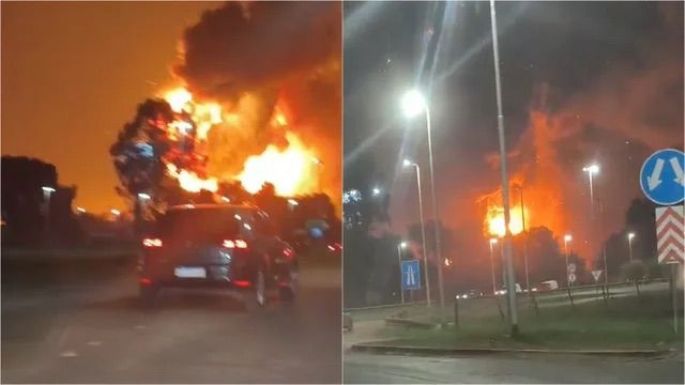 Urgente: arde una fábrica agroquímica en Ezeiza