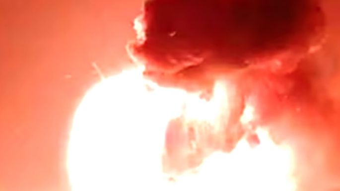 Una tremenda explosión