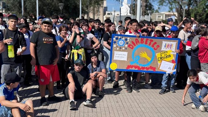 Caminaron para concientizar sobre diabetes
