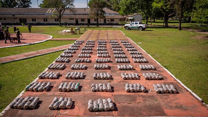 Interceptaron un camión con 2.700 kilos de marihuana