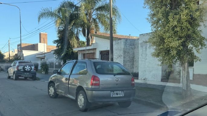Chocaron dos autos en el Santa Ana