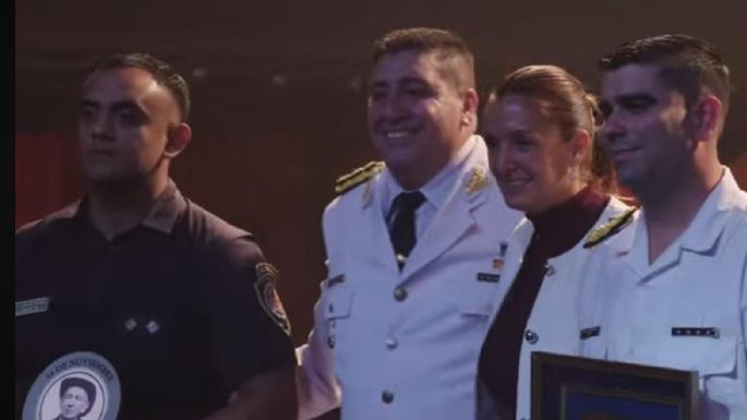 Reconocieron al comisario Lozano y al sargento Dante Paz