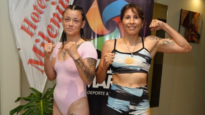 Basualdo y Arrieta cumplieron con el pesaje