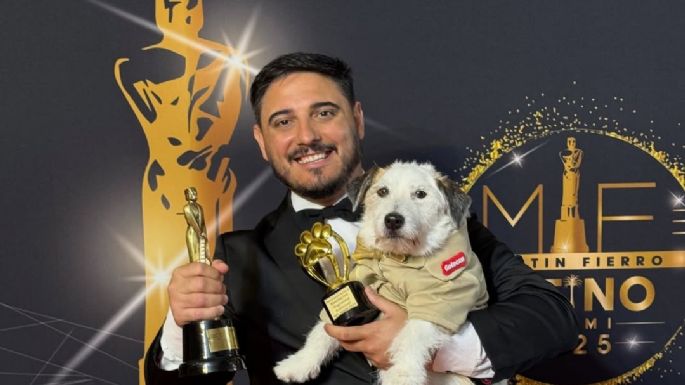 Premiaron al villamariense Hernán Lirio con su perro Ramoncito