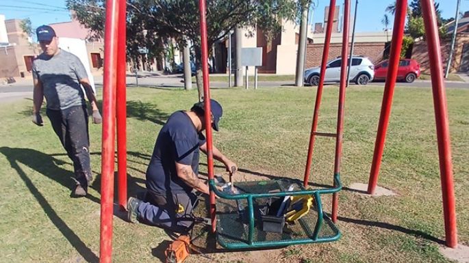 Dieron detalles de arreglos en plazas