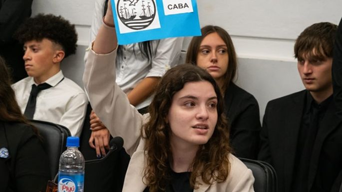 Estudiantes hicieron un simulacro del Senado