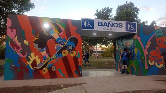 Inauguraron los nuevos baños en el Skate Park