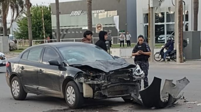 Tres heridos en un choque en cadena sobre avenida Perón