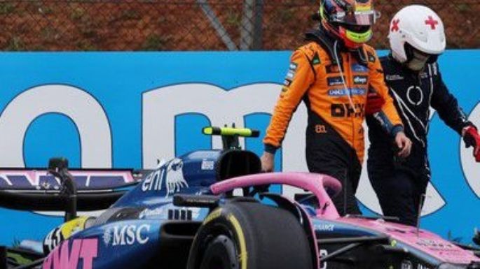 Colapinto quedó eliminado en Q1 y largará 18° en Brasil