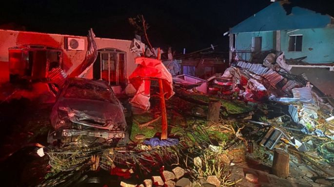 Un feroz tornado