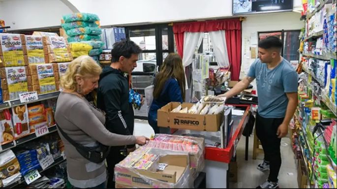 Las ventas cayeron un 7,7%