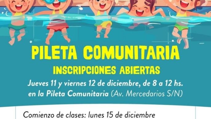Escuela de Verano: el municipio abre las inscripciones para la temporada 2025-2026