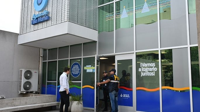 Allanaron la cooperativa de agua por una causa de delitos económicos