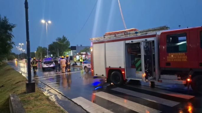Dos heridos por un accidente en avenida Carranza
