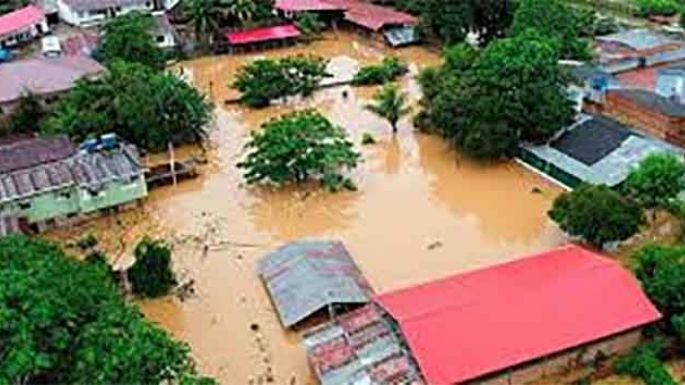 Inundaciones por las intensas lluvias