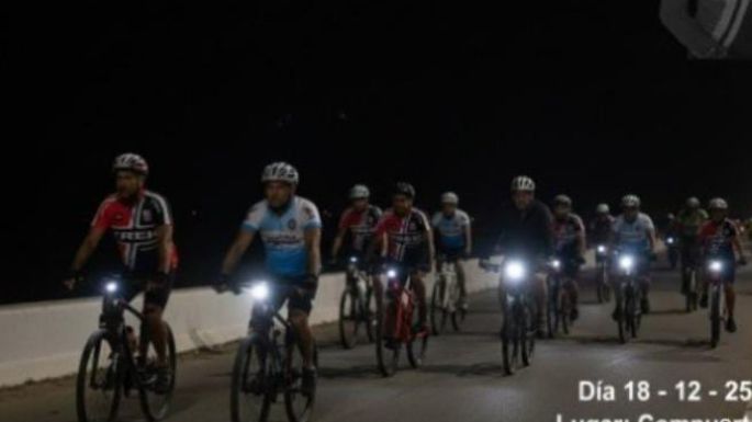 Invitan a la pedaleada nocturna en homenaje a Amabilio García