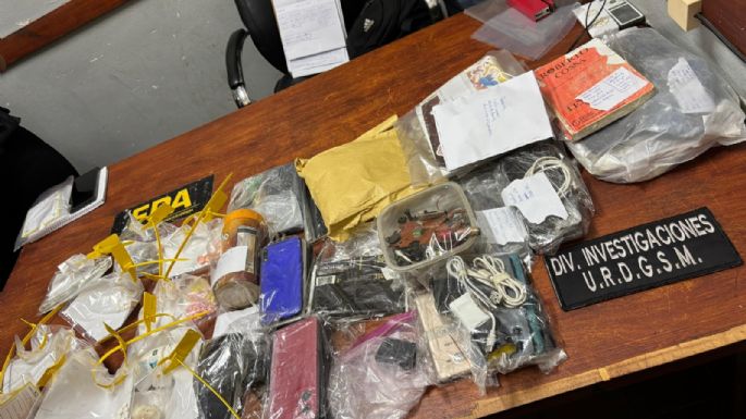 Secuestraron celulares, drogas y pastillas en la cárcel local
