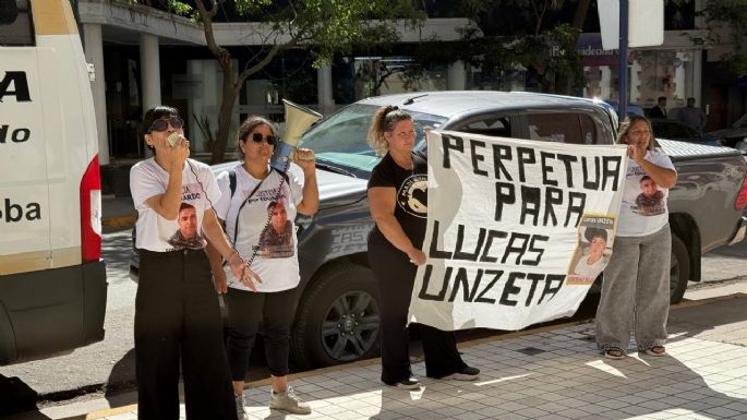 En la puerta de Tribunales demandan perpetua para Lucas Unzeta