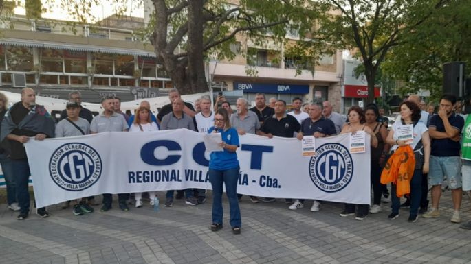 En Villa María se marchó contra la reforma laboral