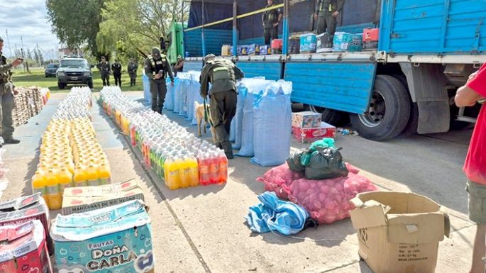 Gendarmería secuestró millonario contrabando