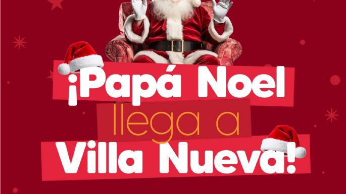 Villa Nueva recibe a Papá Noel