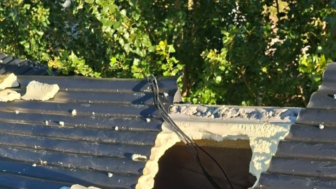 Robo estudiado en Villa Nueva: perforaron el techo en cinco puntos para concretar el golpe