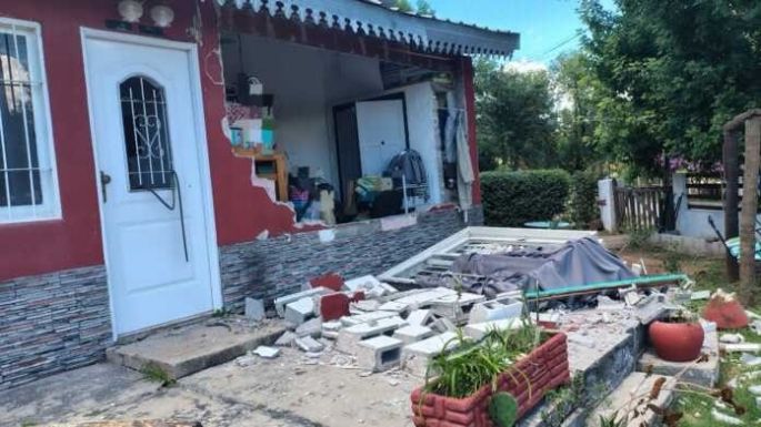 Explotó una garrafa y causó severos daños en una casa