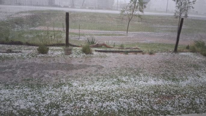 Fuertes tormentas y granizo en varias localidades de Córdoba