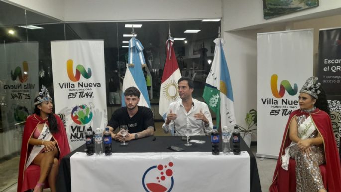 Presentaron los Carnavales Gigantes de Villa Nueva 2026