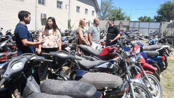 Subastaron 279 motos que no fueron retiradas por sus dueños