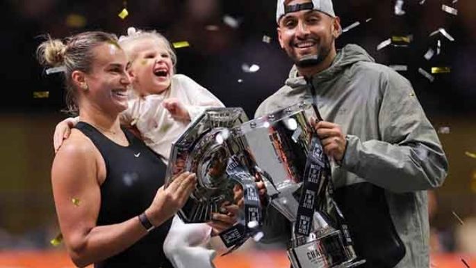 Kyrgios fue el ganador de  “La batalla de los sexos”