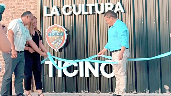 Ticino inauguró su Casa de la Cultura municipal