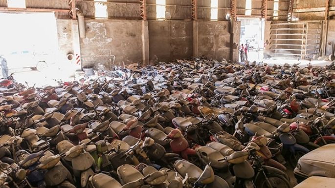 El municipio subastará o compactará vehículos secuestrados
