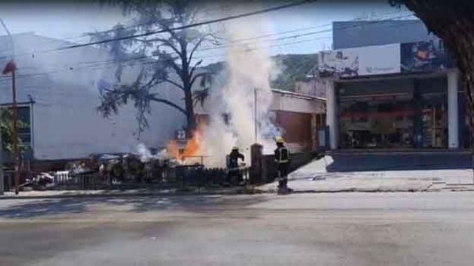 Un incendio afectó el  refugio Cura Brochero