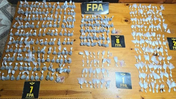 Secuestraron miles de dosis de drogas en barrios de Córdoba y en Traslasierra