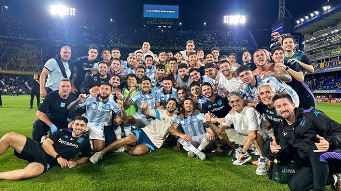 Racing dio un golpe de Maravilla