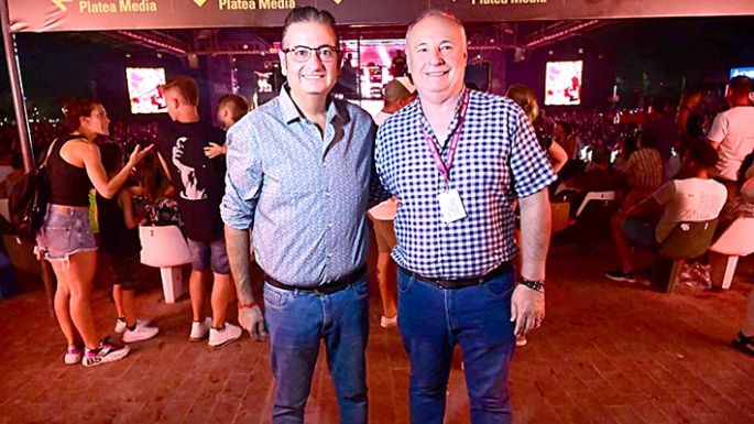 El ministro Brandán de visita en la ciudad