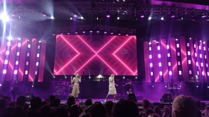 El artista Juli Cardozo invitó a Olivia Wald al escenario