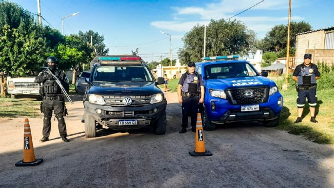 Secuestraron cocaína y armas de fuego tras varios allanamientos