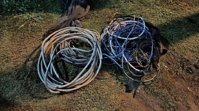 Rompieron el alambrado de un predio para ingresar a robar cables