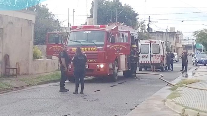 Evacuaron a varios residentes afectados por inhalación de humo