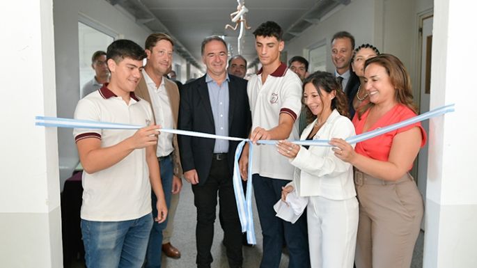 Prunotto y Ferreyra inauguraron dos aulas