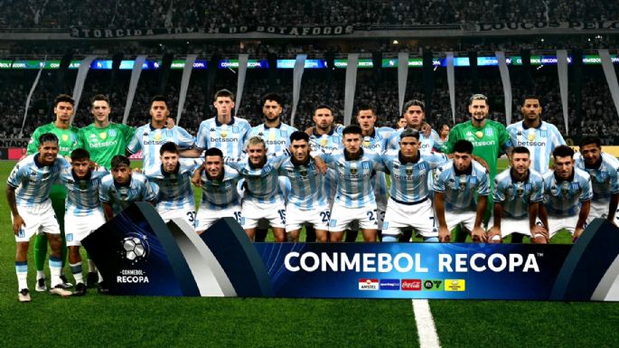 ¡Racing campeón! Le ganó a Botafogo 2-0 en Brasil y se quedó con la Recopa Sudamericana