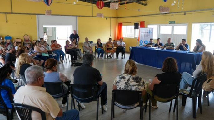 El Gabinete municipal realizó una jornada de trabajo en el barrio