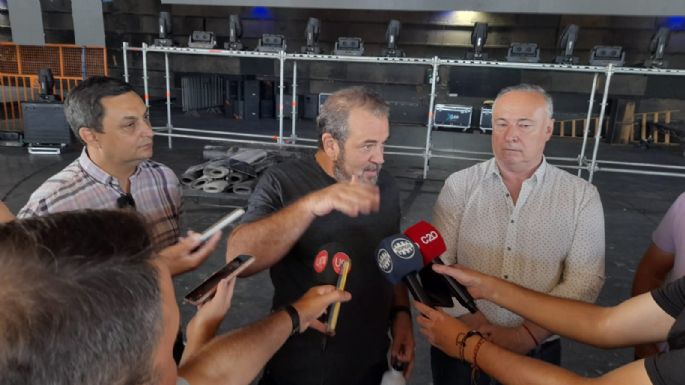 Ultiman detalles en el montaje del Anfiteatro