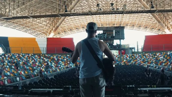 Luciano Pereyra y Jimena Barón realizaron prueba de sonido en el Anfi